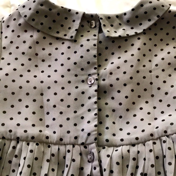H&M girls pleated dress. Gray & black. Size 5-6y - Picture 7 of 12
